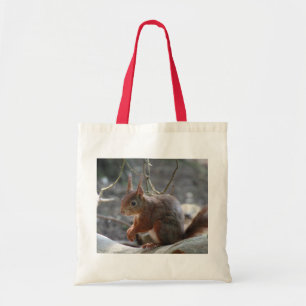 Bolso De Tela Ardilla roja