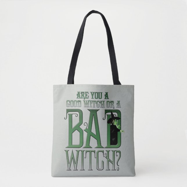 Bolso De Tela Are You A Good Witch Or A Bad Witch? (Anverso)