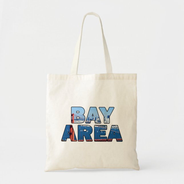 Bolso De Tela Área de la Bahía de San Francisco (Frente)