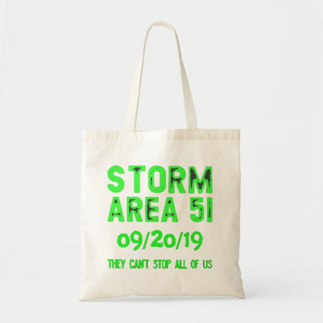 Bolso De Tela área de tormenta 51 (Frente)