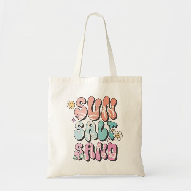 Bolso De Tela Arena de sal solar (Frente)
