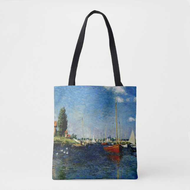 Bolso De Tela Argenteuil, pintura de arte fino, (Anverso)