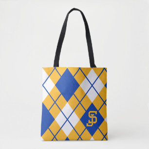 Bolso De Tela Argyle de Spartans del estado de San Jose