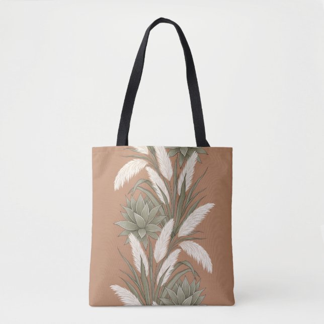 Bolso De Tela Aria Grace Earth & Spirit Desert Minimalism Print (Anverso)