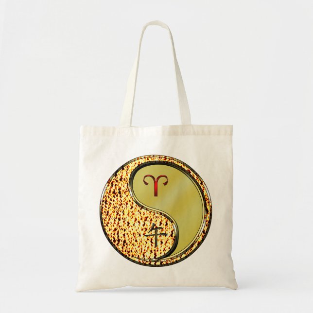 Bolso De Tela Aries & Caballo de Metal (Frente)