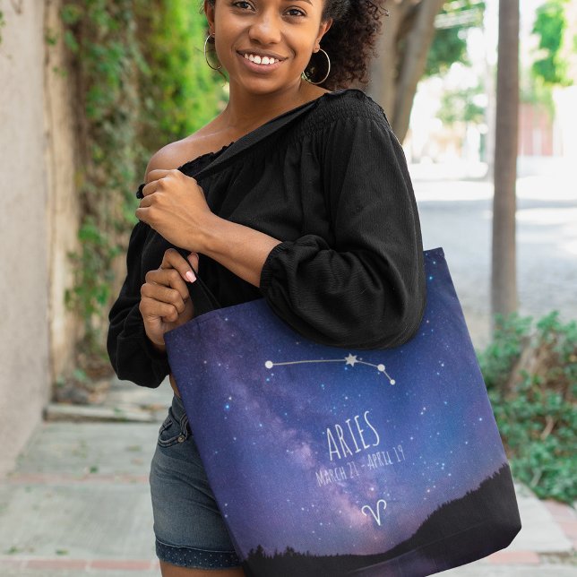 Bolso De Tela Aries | Constelación zodiaca personalizada (Subido por el creador)