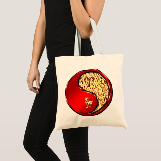 Bolso De Tela Aries el Carnero (Anverso (producto))
