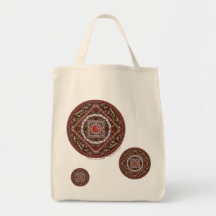 Bolso De Tela Aries Mandala Tote Bag