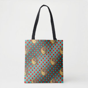 Bolso De Tela Aries y Earth Dog