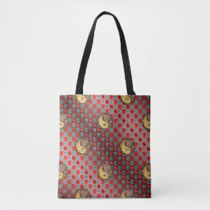 Bolso De Tela Aries y Earth Rabbit