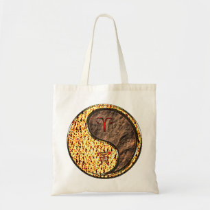 Bolso De Tela Aries y el tigre de la Tierra