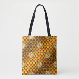 Bolso De Tela Aries y Mono de Fuego