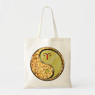 Bolso De Tela Aries y Mono de Metal