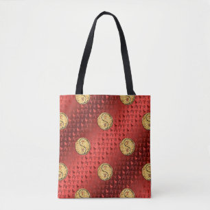 Bolso De Tela Aries y Tigre de Fuego