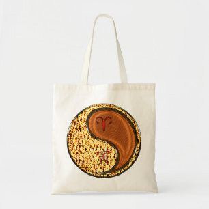 Bolso De Tela Aries y Wood Tiger