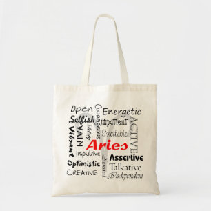 Bolso De Tela Aries Zodiac Características Astrología Collage