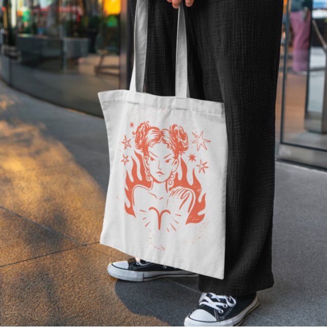 Bolso De Tela Aries Zodiac Tote Bag (Subido por el creador)