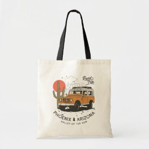 Bolso De Tela Arizona Desert Sunset Road Trip Cactus Phoenix