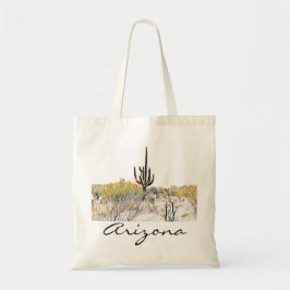 Bolso De Tela Arizona Saguaro Cactus