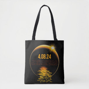 Bolso De Tela Arkansas Total Solar Eclipse April 8 2024 USA Map