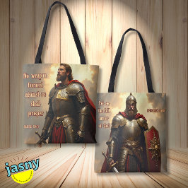 Bolso De Tela Armadura renacentista de Dios / Arte de IA