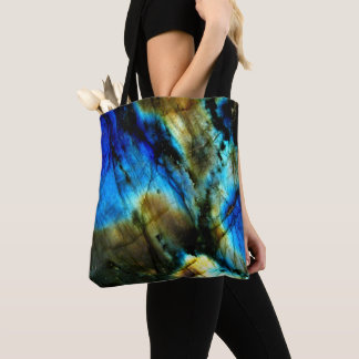 Bolso De Tela armazón de mármol verde azulado turquesa indigo ag