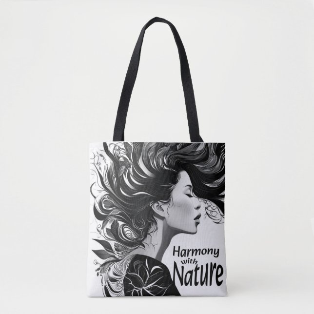 Bolso De Tela Armonía con la naturaleza (Anverso)