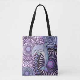 Bolso De Tela Armonía de delfines