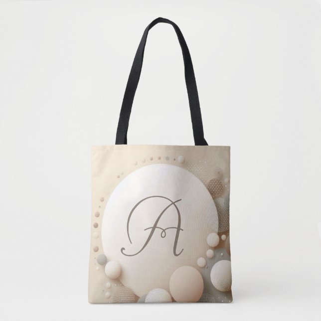 Bolso De Tela Armonía de Esfera Monogramada (Anverso)