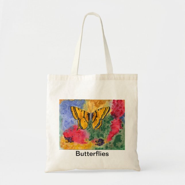 Bolso De Tela Armonía de la mariposa (Frente)