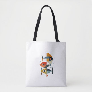 Bolso De Tela Armonía Geométrica