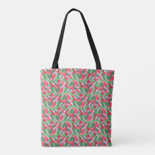 Bolso De Tela Armonía Geométrica #1