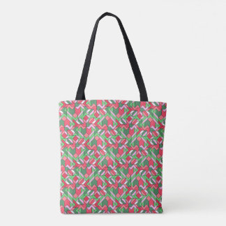 Bolso De Tela Armonía Geométrica #1