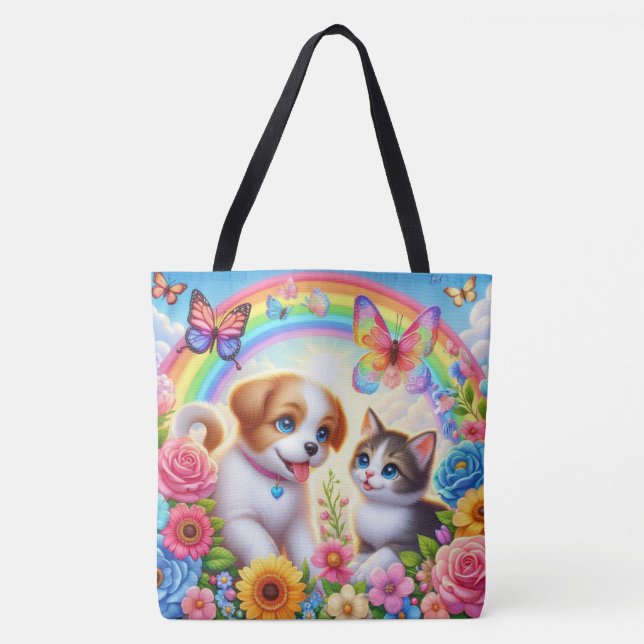 Bolso De Tela Aroma de cachorro/gatito (Anverso)
