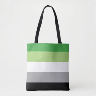 Bolso De Tela Arománticas franjas de orgullo