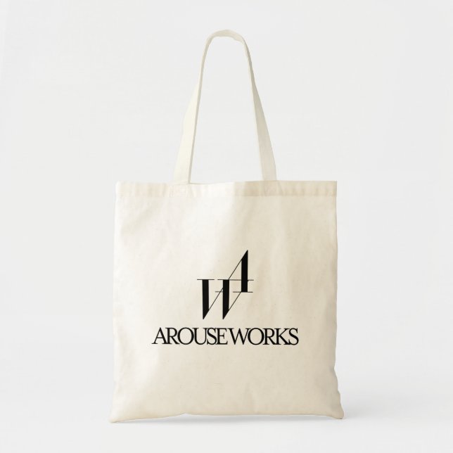 BOLSO DE TELA AROUSE WORKSロゴ (Frente)
