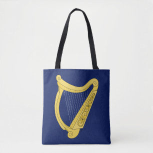 Bolso De Tela Arpa irlandesa