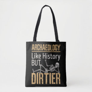 Bolso De Tela Arqueología como historia pero sucia