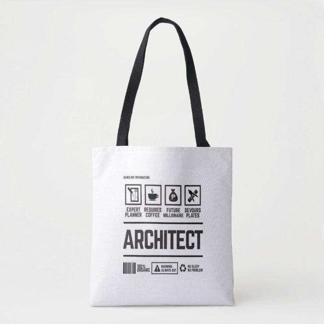 Bolso De Tela arquitecto (Anverso)
