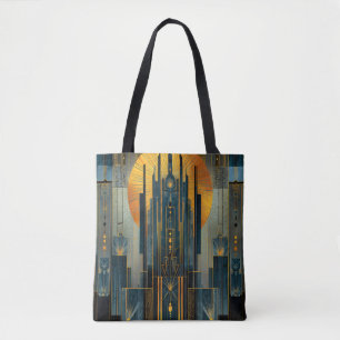 Bolso De Tela Arquitectura Decográfica De Noche