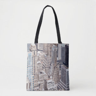 Bolso De Tela Arquitectura diversa de la ciudad de Nueva York, c