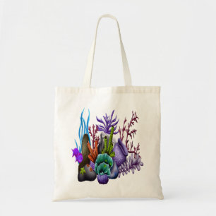 Bolso De Tela arrecife de coral