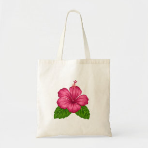 Bolso De Tela Arreglado Calendula e hibisco rosa