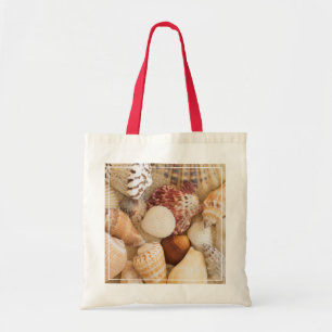 Bolso De Tela Arreglo del Seashell