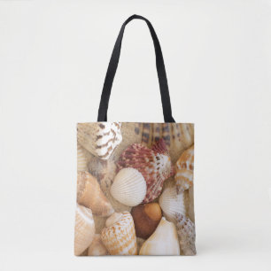 Bolso De Tela Arreglo del Seashell