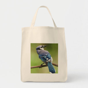 Bolso De Tela Arrendajo azul que piensa en usted papá de la mamá