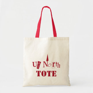 Bolso De Tela Arriba Tote Norte - Tipo rojo divertido