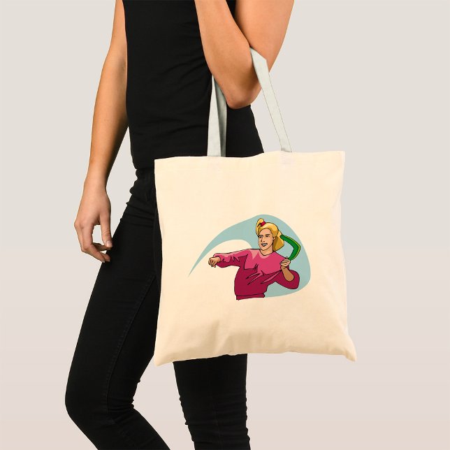 Bolso De Tela Arrojando Un Boomerang (Subido por el creador)