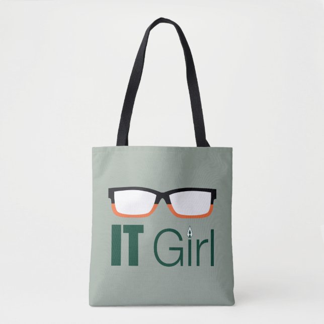 Bolso De Tela Arrow | IT Girl Glasses Graphic (Anverso)