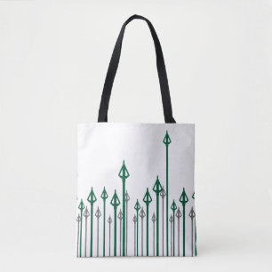 Bolso De Tela Arrow Vertical Arrows Graphic